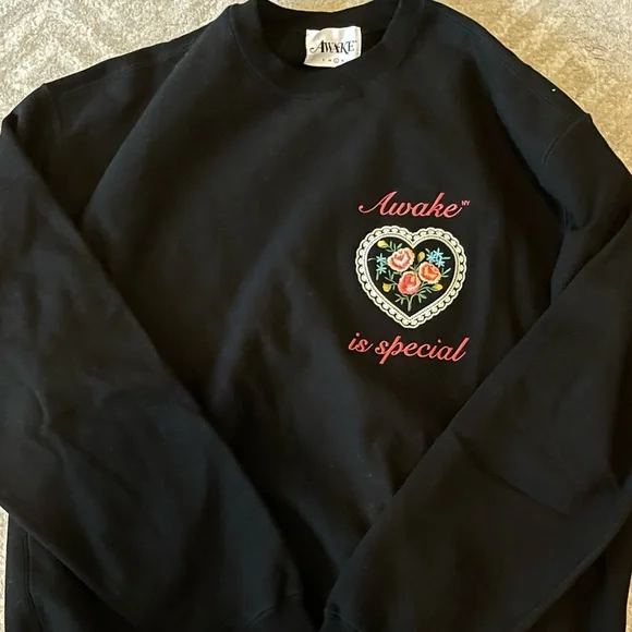 Awake NY embroidered crewneck sweatshirt - Picture 3 of 4